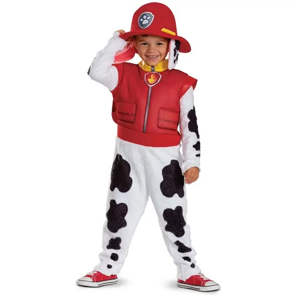 Boy's Toddler Deluxe Paw Patrol Marshall Costume