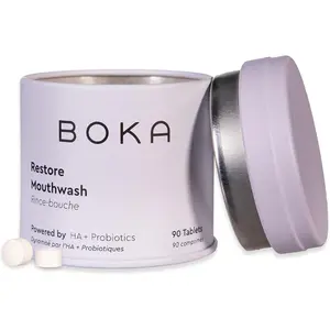 Boka Travel Size Mouthwash Tablets-Hydroxyapatite, Fluoride Free & Alcohol Free - Freshen Breath, Kill Odor & Helps Remineralize Teeth