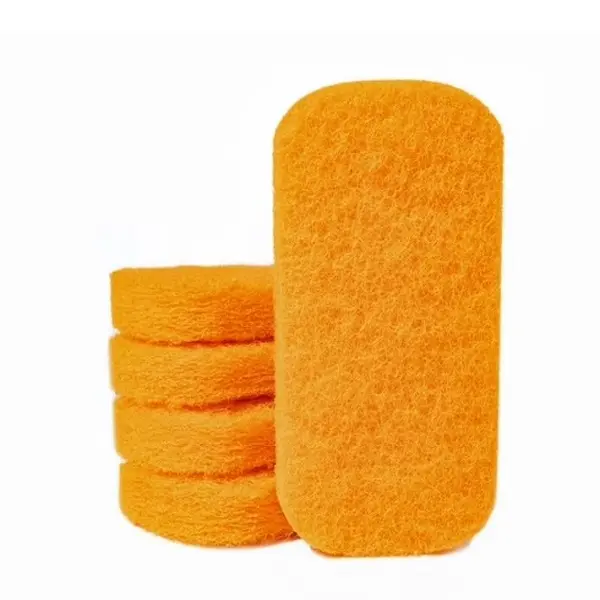 Blackstone Heavy-Duty Griddle Scouring Pads in Orange, 5-Pack Cleaning Sponges