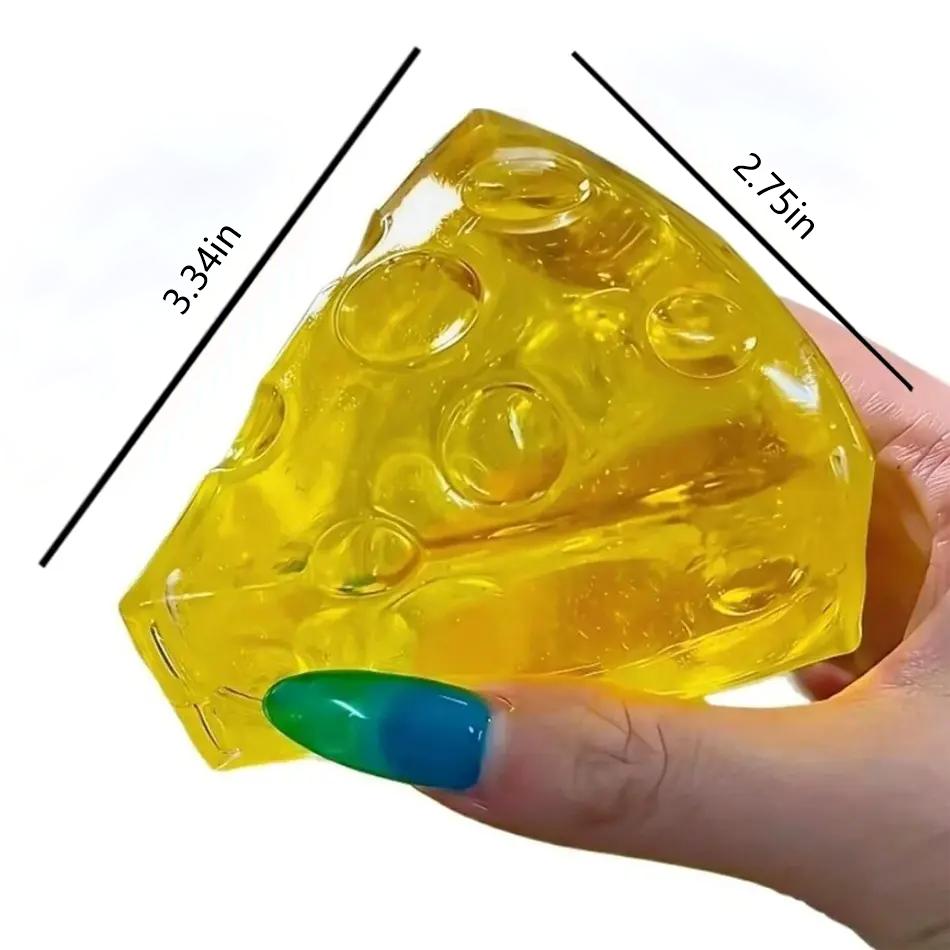 Honey Finger Sucking Cheese Stress Relief Toy, Slow Rebound Unisex Gift, Perfect for Relaxation and Fun, Ideal Present for All Ages