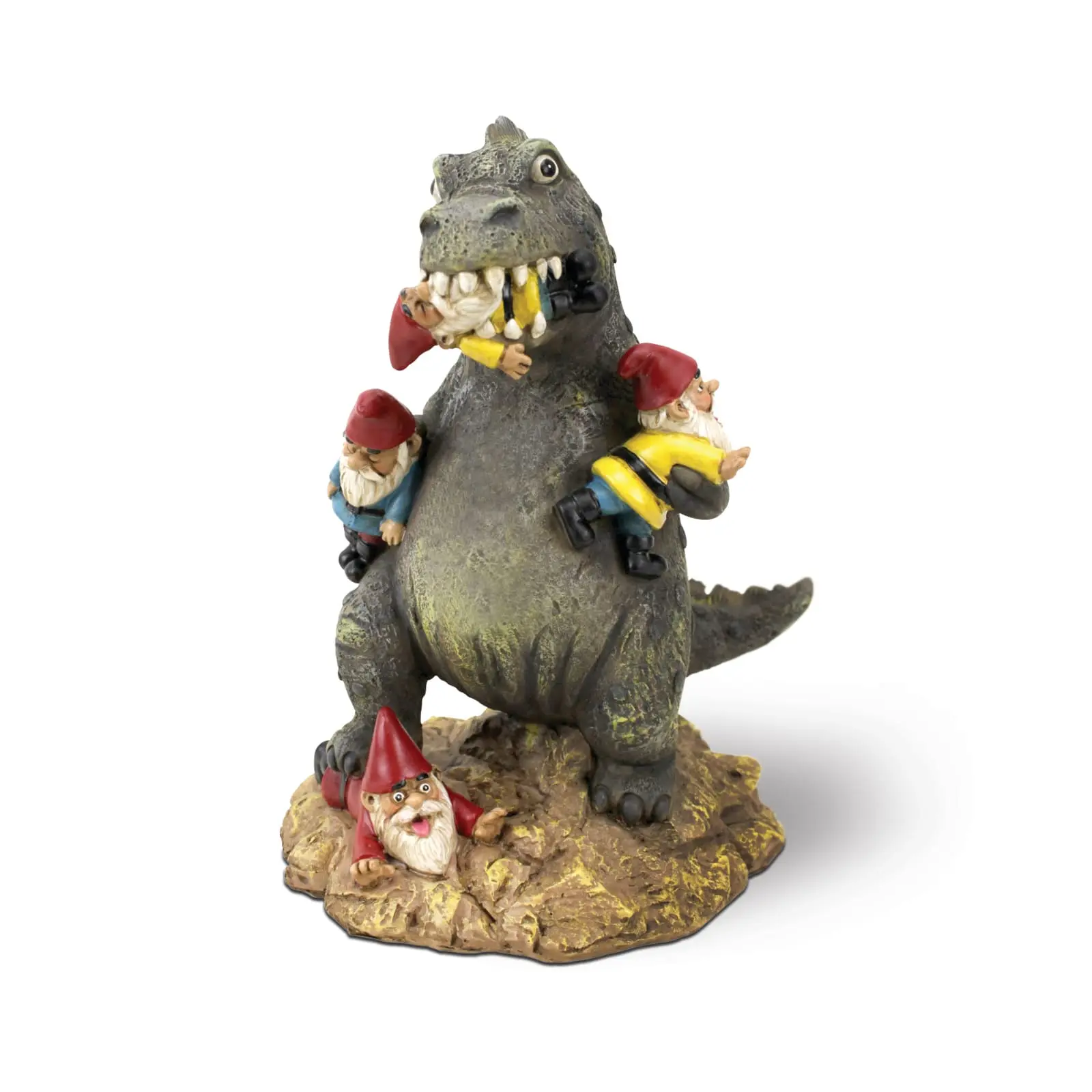 BigMouth The Great Garden Gnome Massacre — Funny Monster Movie Garden Statue, Weather-Resistant Gnome Sculpture for Yard, Lawn & Flowerbed Decor, Twisted Gag Gift for Gnome Collectors