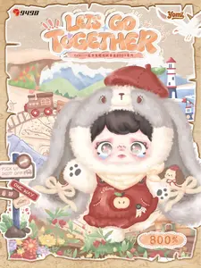 Yomi 800% Lets Go Together Series Plush Blind Box - 8 Items (6 Base + 2 Hidden)