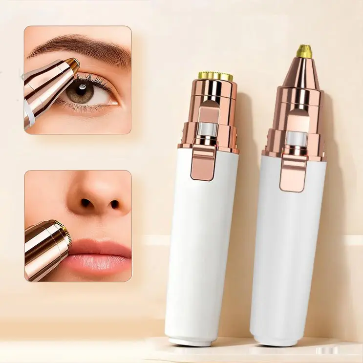 2 in 1 facial & eyebrow hair trimmer,Electric Eyebrow Trimmer, Lip Facial Body Hair Removal Tool, Facial Hair Care Tool, Electric Shaver Women, Eyebrow, Epilator Hair Remover