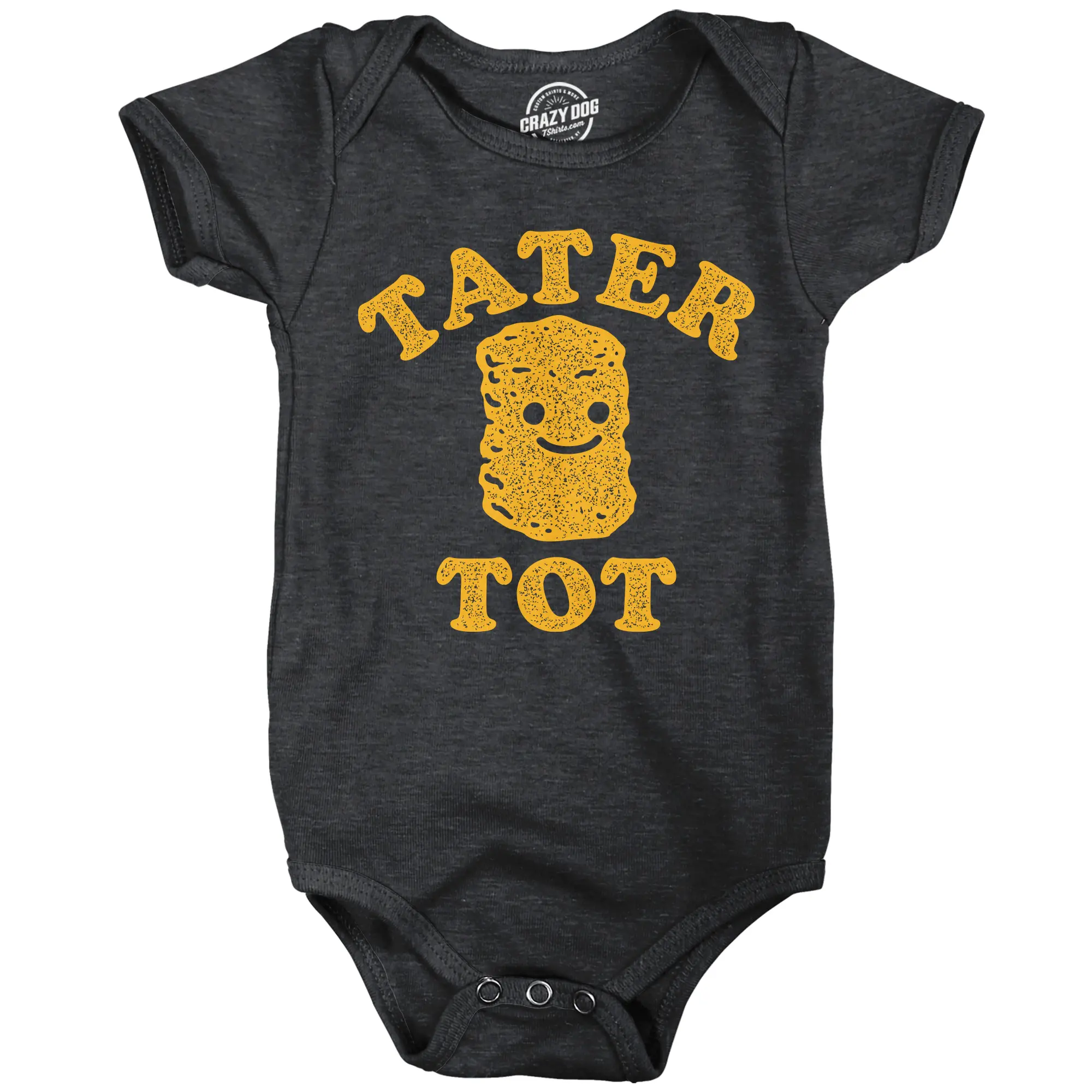 Tater Tot Baby Bodysuit Funny Sarcastic Graphic Novelty Jumper for Infants Funny Baby Onesies Sarcastic Clothes for Baby Funny Food Onesie Novelty Onesie Black - Tater Tot Baby Bodysuit Funny Sarcastic Graphic Novelty Jumper for Infants Funny Baby Onesies Sarcastic Clothes for Baby Funny Food Onesie Novelty Onesie Black -
