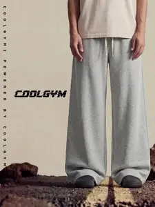 Streetwear Baggy Sweatpants – Wide Leg, Deep Pockets, Air Layer, No Wrinkle