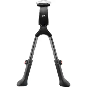 Center Mount Bike Double Leg Kickstand - Adjustable Height Kick Stands for 24, 26, 27.5, 29 Inch Adult Bicycles - Perfect for Cruiser, Road and Hybrids