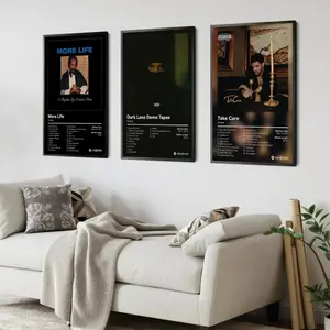 Drake Bundle Set of 3 Album Cover Wall Art Poster HD Print Unframed Aesthetic Room Home House Modern Wall Decor Trendy Gift.