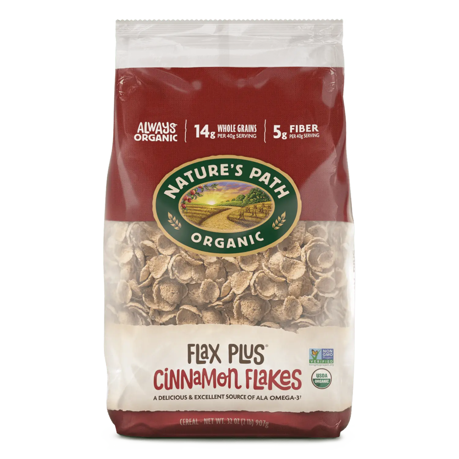 Nature's Path Organic Flax Plus Cinnamon Flakes Cereal