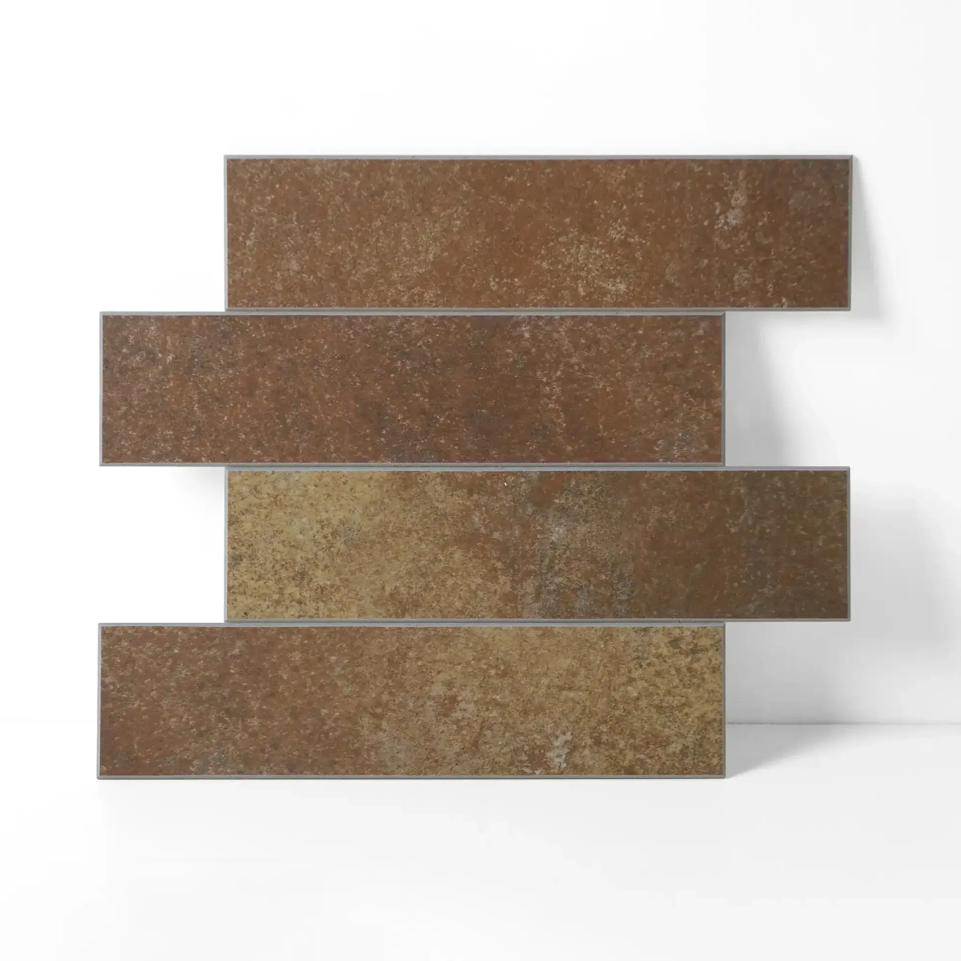 COLAMO Terracotta wallpaper Elongated Subway Tiles Peel & Stick Backsplash stone  panel,self-adhesive,tile,wall sticker，Peel & Stick Tiles,stickers,freaky，fake brick wall bedroom kitchen decor