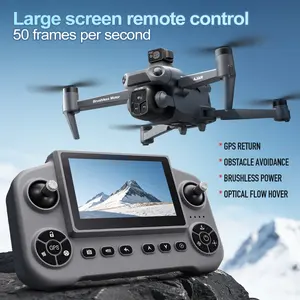 【Father's Day Gift】V918MAX GPS Drone with Dual Cameras (50fps), 1000m Long Range, Large Screen Remote, Auto Low Power Return, 244g Lightweight Quadcopter, 100m Max Flight Altitude, 2 Batteries, Ideal Birthday & Children's Day Gift