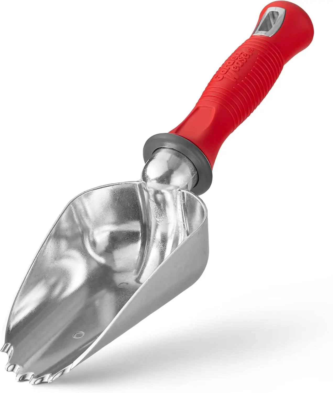 Garden Weasel Oversized Potting Scoop - Heavy Duty Garden Spade, Hand Tool for Digging, Soil Transport, Planting Tasks
