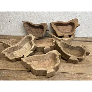 Wood Chicken Bowl-6x10-Unfinished