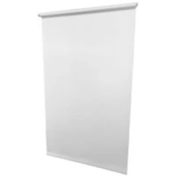 6 mil Room Darkening Vinyl Window Shade, White - 37 x 78 in.