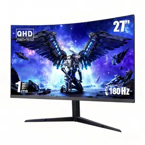 27” QHD 2K Gaming Monitor 180Hz 1ms Adaptive Sync, HDMI DP, Adjustable Stand