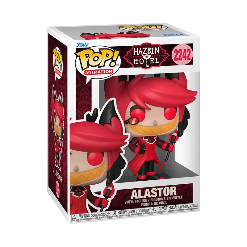 Funko Pop! Hazbin Hotel - Alastor #2242 (Non-Chase) Collectible Pop Vinyl Figure