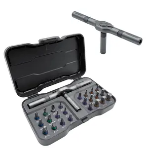 DGAPHRO 24 in 1 Magnetic Screwdriver Set, Ratchet Screwdriver Set Magnetic, DIY Ratchet Handle Detachable Versatile Tool Kit for PC, Furniture, Bicycle
