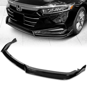 Sport-Style Front Bumper Lip Body Kit Spoiler Splitter Compatible with 2021 - 2022 Honda Accord 4DR/Sedan Bumper
