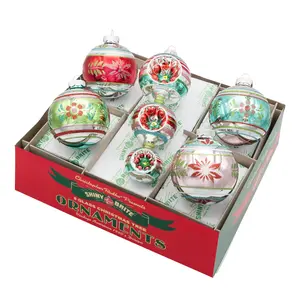 FESTIVE FETE 5 COUNT 3.25” DECORATED ROUNDS & 7” SHAPE