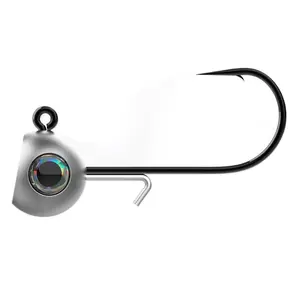 1/8 oz, Echo Bait Company FFS Jig Head Pack, Sharp Hook, Bait Keeper, Fishing Tackle Gift