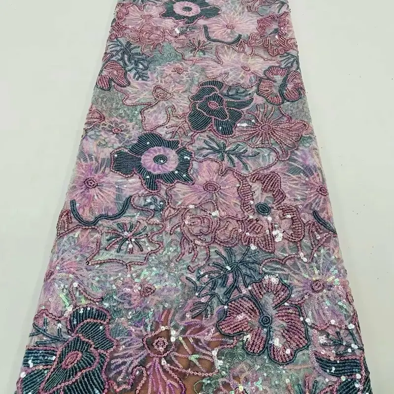 African high embroidery exotic lace fabric, per yard African high embroidery exotic lace fabric, per yard