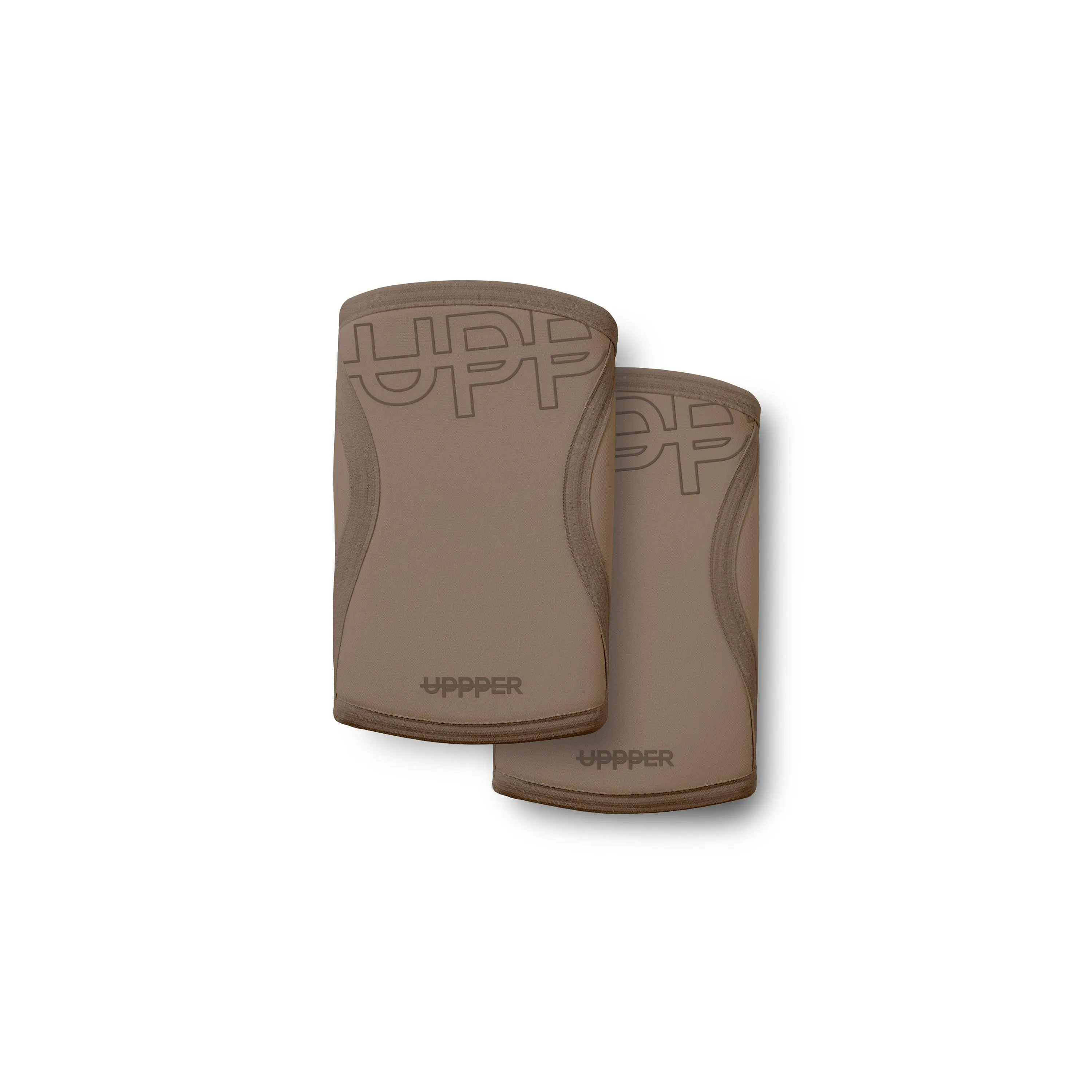 UPPPER Knee Sleeves Mud 2.0 - 7mm Neoprene, Support for Squats, Powerlifting & Leg Press, Pair