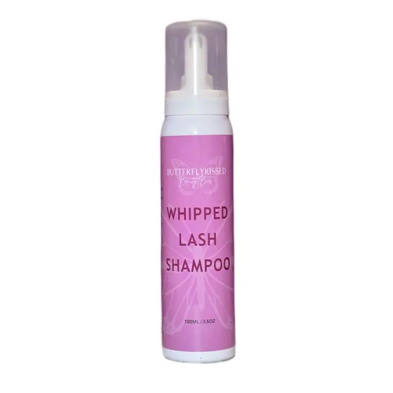ButterflyKissed Beauty Bar Whipped Lash Shampoo 100ml/3.5oz for Gentle Cleansing and Softening