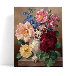 Paint by Numbers Kit for Adult,  Beautiful Bouquet, DIY Wall Art for Home Decoration, Handmade Craft, Meaningful Couple Keepsake, Gift, 40*50cm/16x20Inch