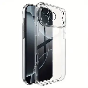 Clear Soft TPU Phone Case for iPhone 17,17 Air,17 Pro,17 Pro Max,16, 15, 14, 13, 12, 11, XR, XS, 7/8 & Galaxy S26/S25/S24/S23/S22/S21/S20/S10 A04-A82 Series, Ultra Slim Lightweight Durable Shockproof Protective Cover, Unisex