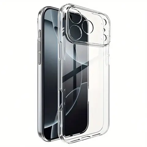 Clear Soft TPU Phone Case for iPhone 17,17 Air,17 Pro,17 Pro Max,16, 15, 14, 13, 12, 11, XR, XS, 7/8 & Galaxy S26/S25/S24/S23/S22/S21/S20/S10 A04-A82 Series, Ultra Slim Lightweight Durable Shockproof Protective Cover, Unisex, Accessories, Smartphone