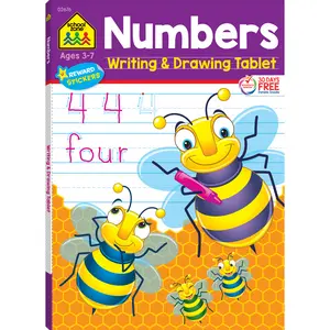 Numbers Writing & Drawing Tablet Workbook