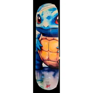 Enzo's Shed Art Skate Deck - Squirtle