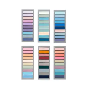 6pcs Colorful Adhesive Sticky Note, Page Markers Sticky Index Tabs, Writable Tabs Stickers For Book Markers, Sticky Labels