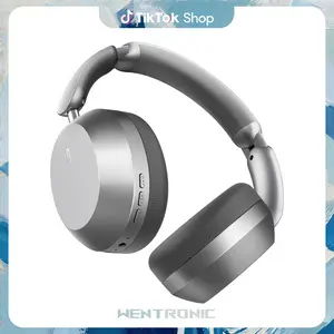 Wentronic Y04 ANC Bluetooth Headphones 48H Playtime Hi-Fi Sound Foldable Over-Ear Headset with Soft Ear Cushions for Travel & Work