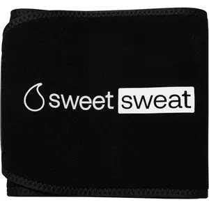 Sweet Sweat Eco Ab Trainer for Women and Men | Premium Waist Trainer Belt with Yulex | Toned Stomach Support! Eco Friendly (Pink, Black)