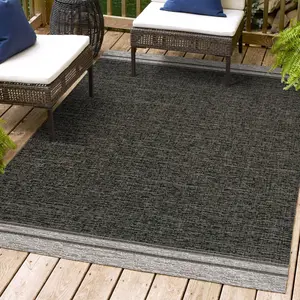 JONATHAN Y Alda Modern Minimalist Mingled Solid Indoor/Outdoor Area Rug; for Living Room, Kitchen, Bedroom, Dining Room, Patio, Porch, Backyard