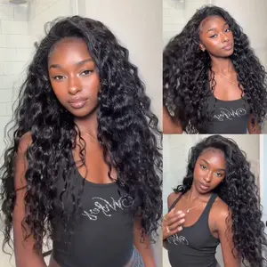 Recool Hair Beach Curly Half Wig Summer Vacation Style Yaki Body Yaki Straight Human Hair Wig 180 250 High Density Real Scalp Minimal Leave Out Natural Blends Beginner Friendly #summervibes