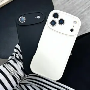 Buy 1 Get 1 Free Matte Silicone Phone Case for iPhone 17 16 15 14 13 12 11 Pro Max Plus X/XS/XS Max, Soft Slim Fit Shockproof Anti-Slip Anti-Yellow Protective Cover, Lightweight Anti-Fingerprint Black Case