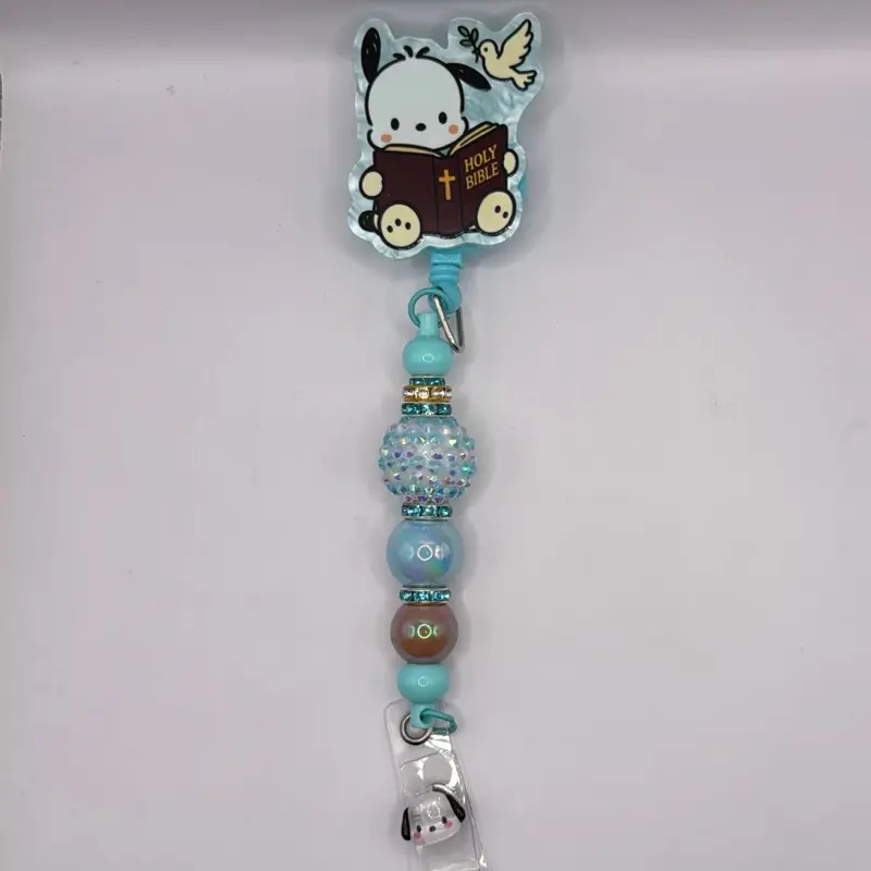 Sanrio Pacheco inspired badge reel
