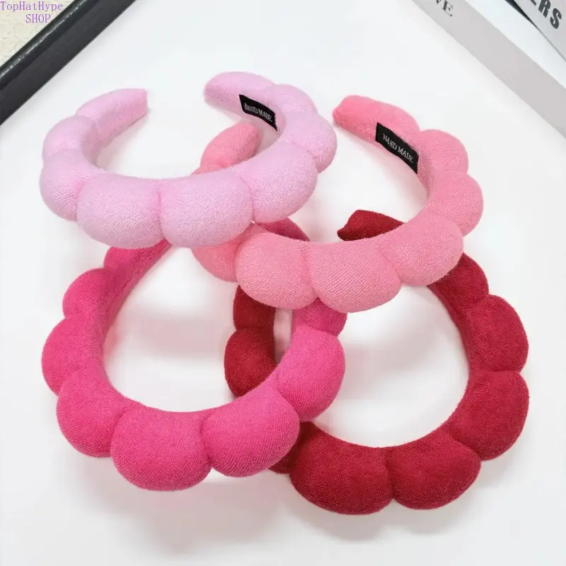 Women's Padded High Dome Bohemian Headbands Set - Soft Sponge Fabric Colorful Hair Accessories for Casual Outings, Festive Occasions, All Season Daily & Party Wear, Daily Wear, Parties