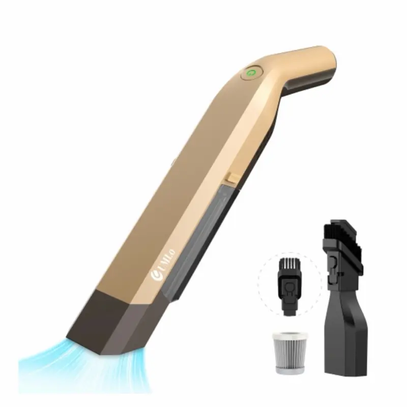 UMLO H7 Cordless Bagless Handheld Vacuum for Car & Pet Hair with 20KPa Suction ( H7 gold)