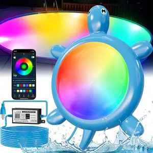 LED Pool Light Upgrade, Smart Magnetic Underwater Light with APP Control, IP68 Waterproof