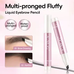 A.M.G. 4D Waterproof Eyebrow Pencil - Long-lasting, Water-resistant, Quick-drying, Smudge-proof for Beginners - Ideal New Year's Gift
