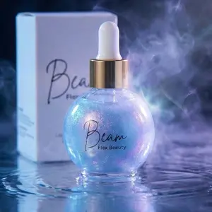 Beam Liquid Highlighter in Purple - 30g/1.058oz - Flexible Beauty - Lightweight Formula