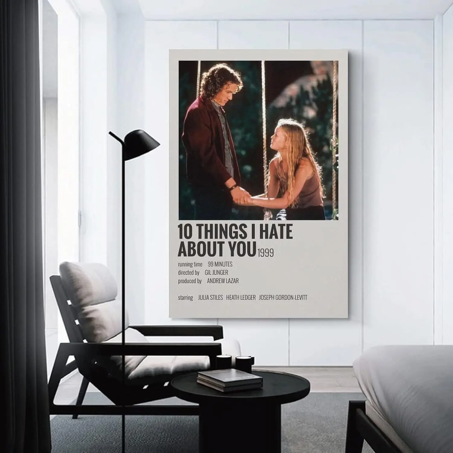 10 Things I Hate About You 1999 Movie Poster Canvas Wall Art Unframed Eco-Friendly Waterproof Artwork for Room Decor Multiple Sizes Wall Decoration Photo Artistic Painting