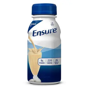 Ensure Original Nutrition Shake Vanilla 8 Ounces 24 Count Complete Balanced Nutrition with 9g Protein 220 Calories & Vitamins