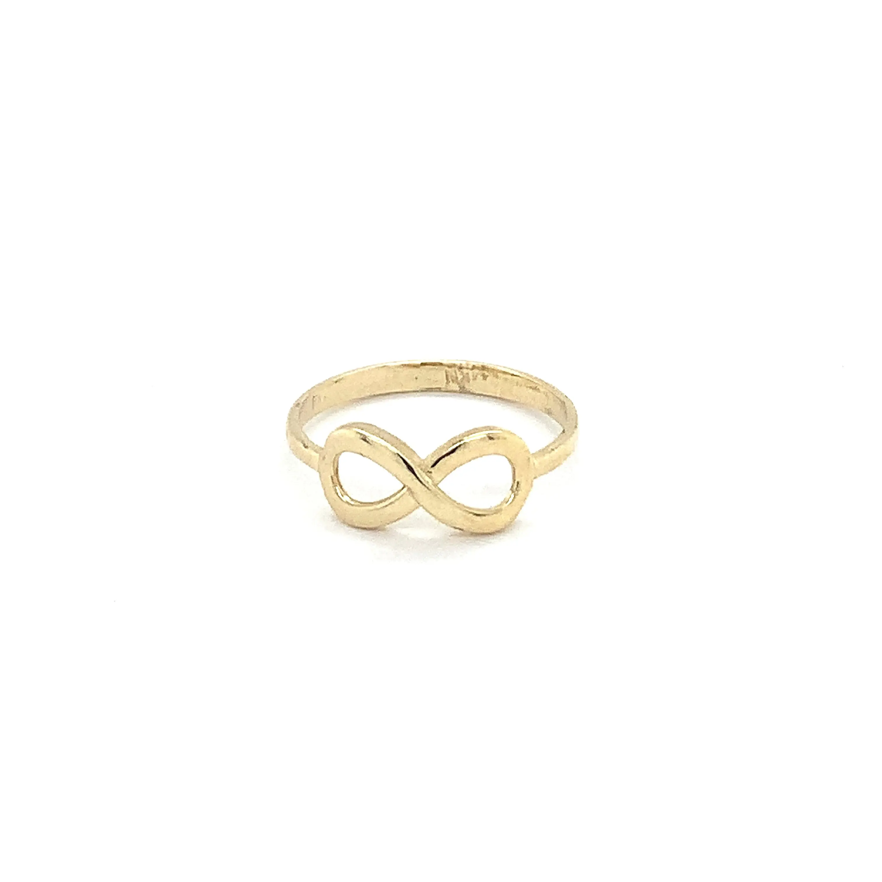 14K Gold Infinity Ring