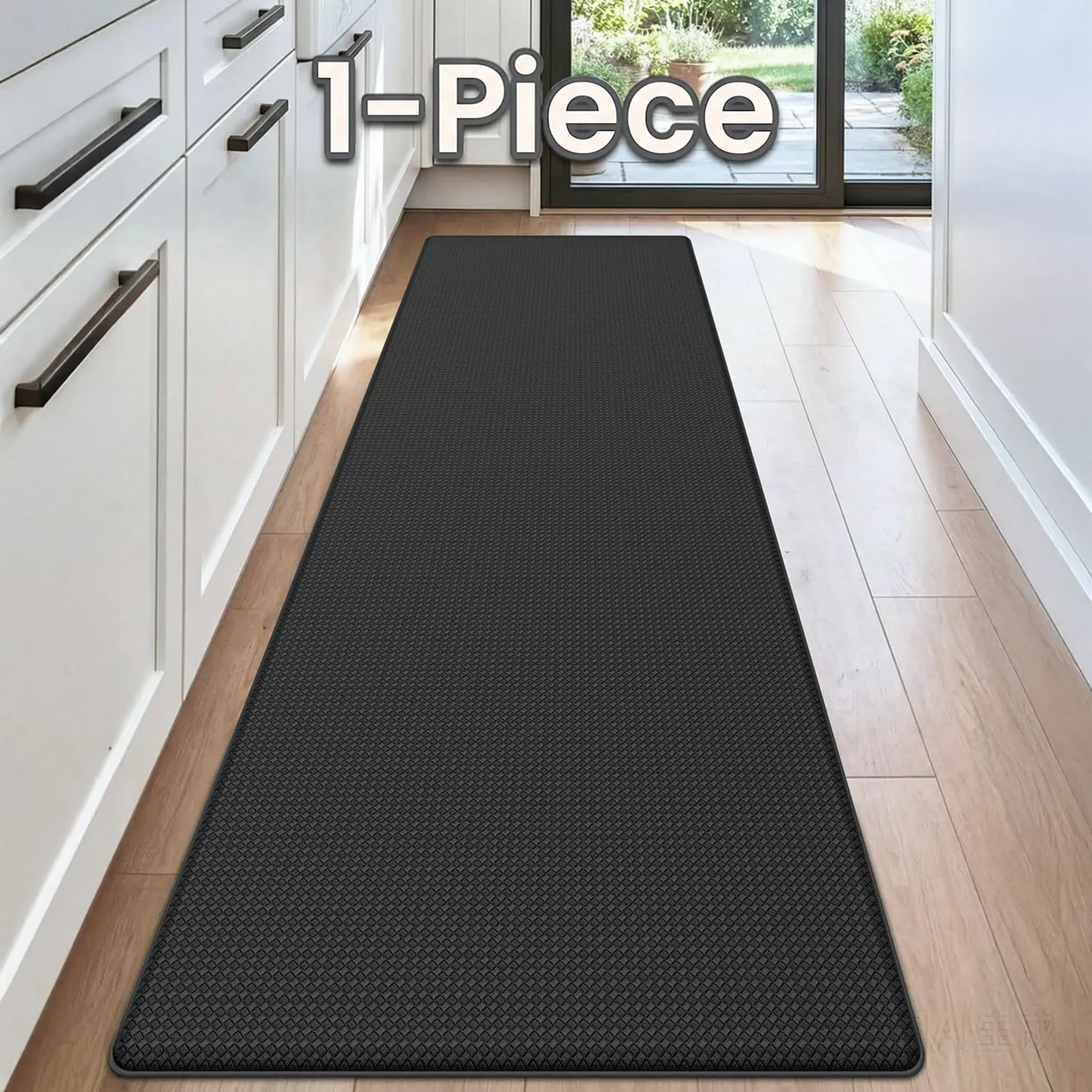 DEXI Kitchen Floor Mats Cushioned Anti Fatigue,17x59, Standing Runner Rug Waterproof, Comfort Memory Foam Padded for Front Sink Laundry Soft Thick Rugs Soft Washable Rugs Stain Resistant Rug,back to school,dorm essentials,home decor,home essentials