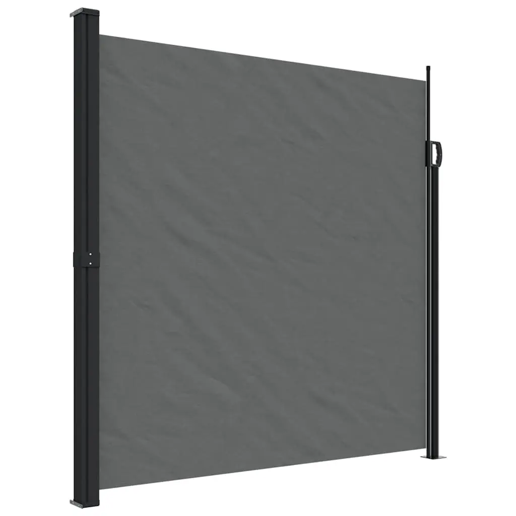 vidaXL Retractable Side Awning Patio Sun Shade Freestanding Privacy Screen 3033851