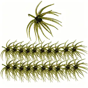 20PCS Fishing Lures for Freshwater – Realistic Sea Urchin Bait, Floating Artificial Fishing Lures with Lifelike Details, Durable Soft Bass Baits