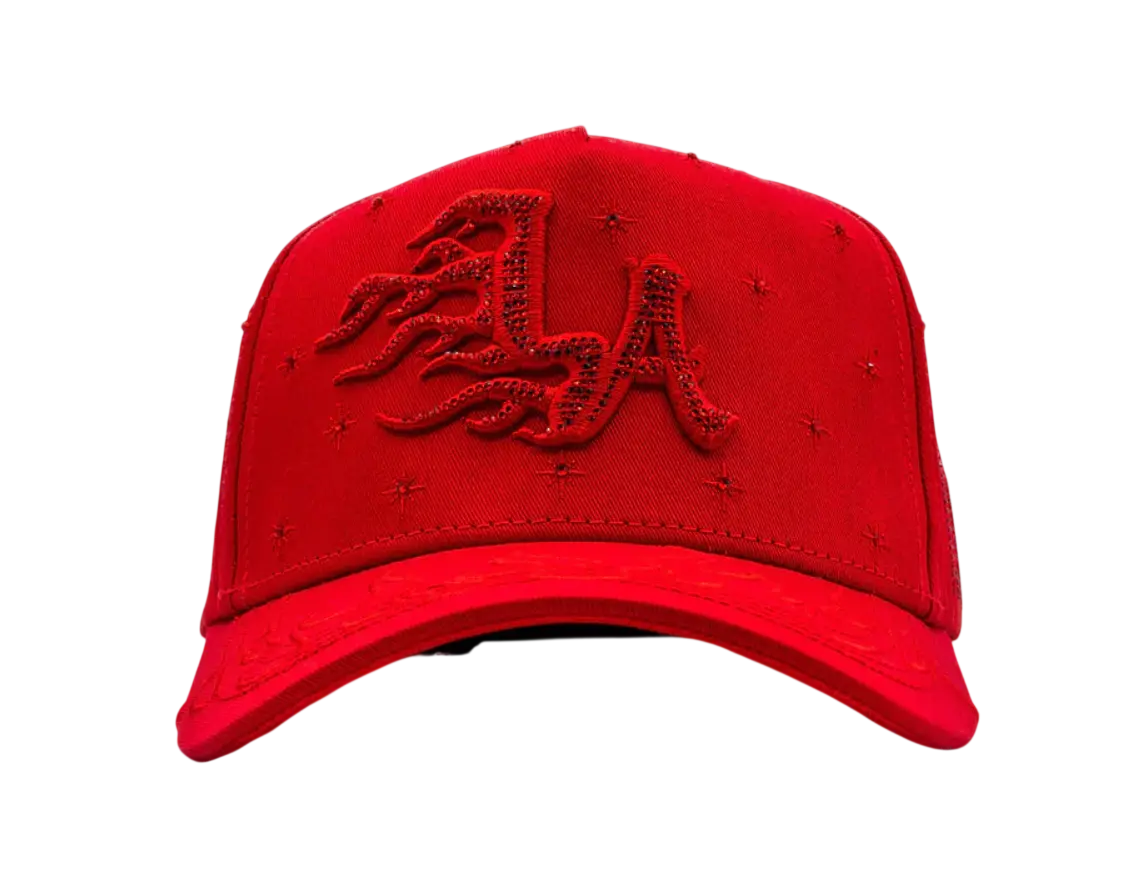 BIGG BOSS LA FLAMES RED KLAN SNAPBACK HAT BBLAFLAMES RED